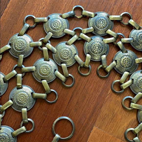 Bohemian Metal Two-Tiered Belt - Picture 2 of 4